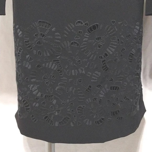 Lafayette 148 New York Corbin Embroidered Emory Cloth Dress - Picture 4 of 7